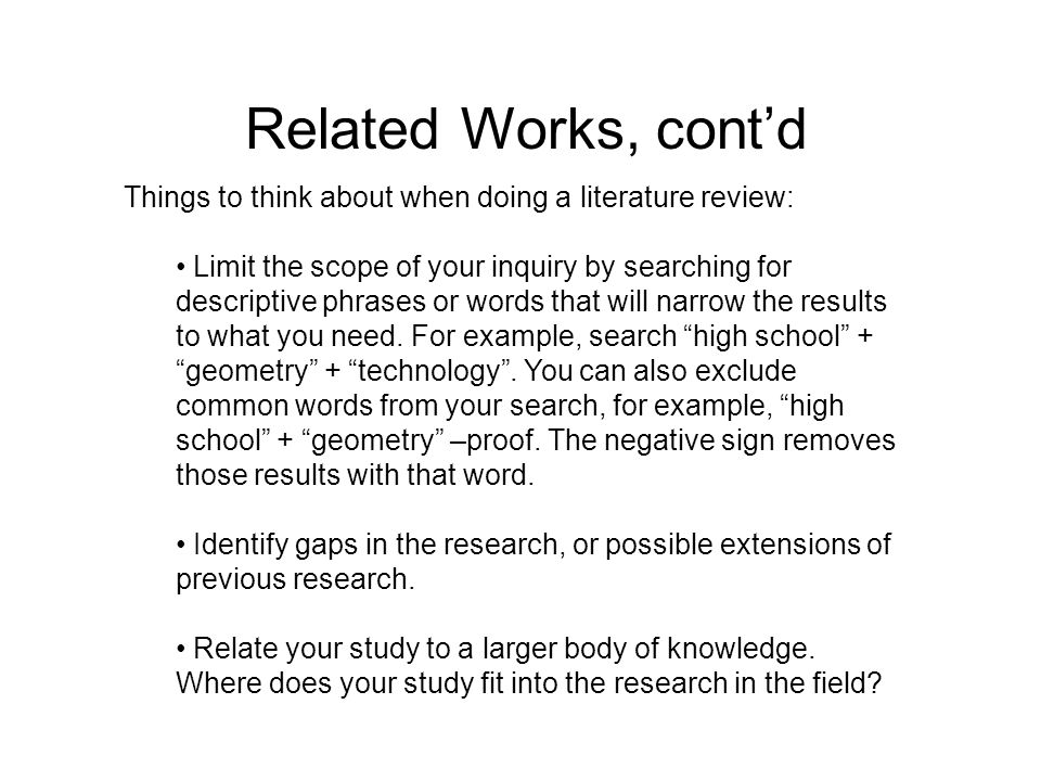 related work section in thesis related work section in thesis