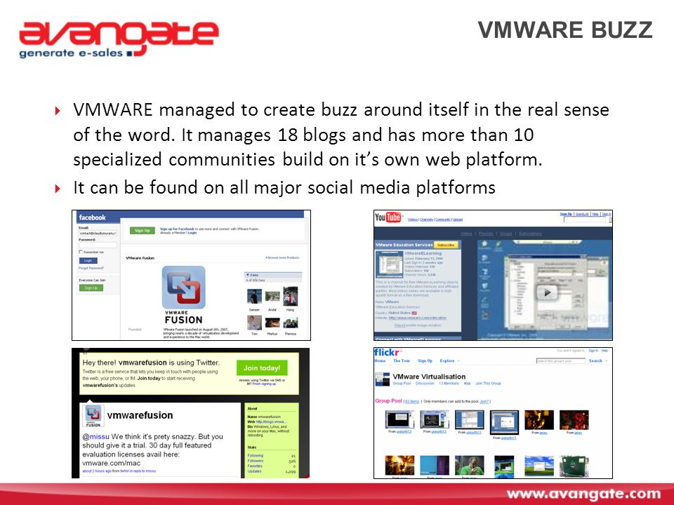 VMWARE BUZZ  VMWARE managed to create buzz around itself in the real sense of the word.