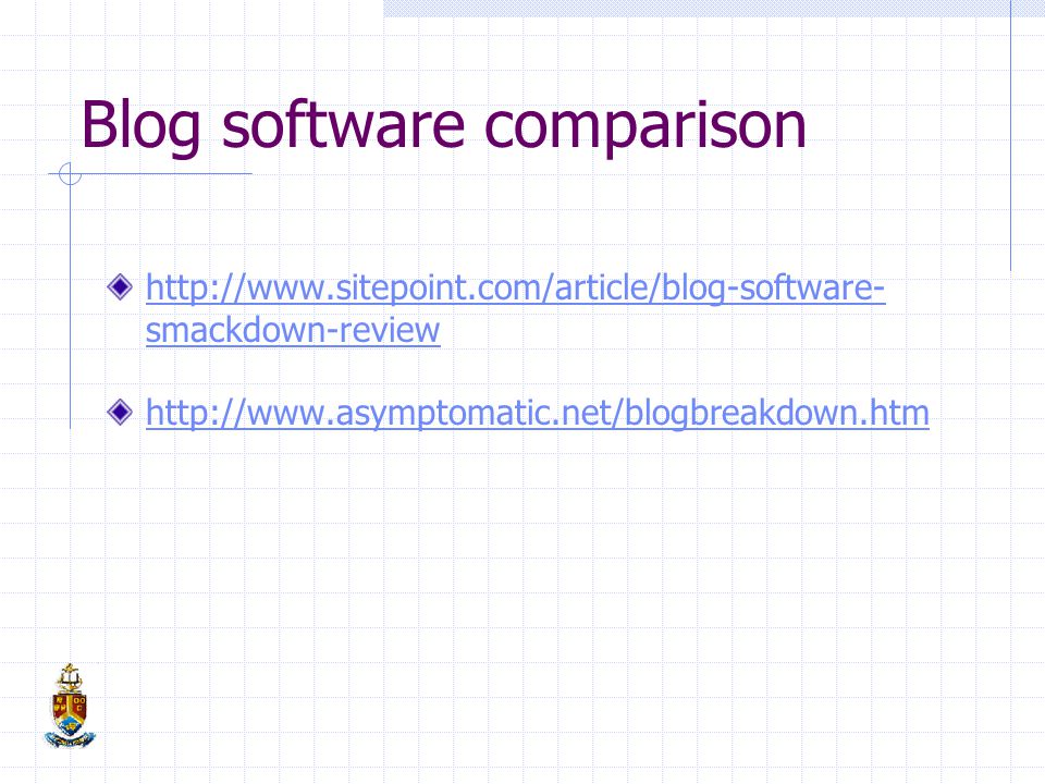 Blog software comparison   smackdown-review