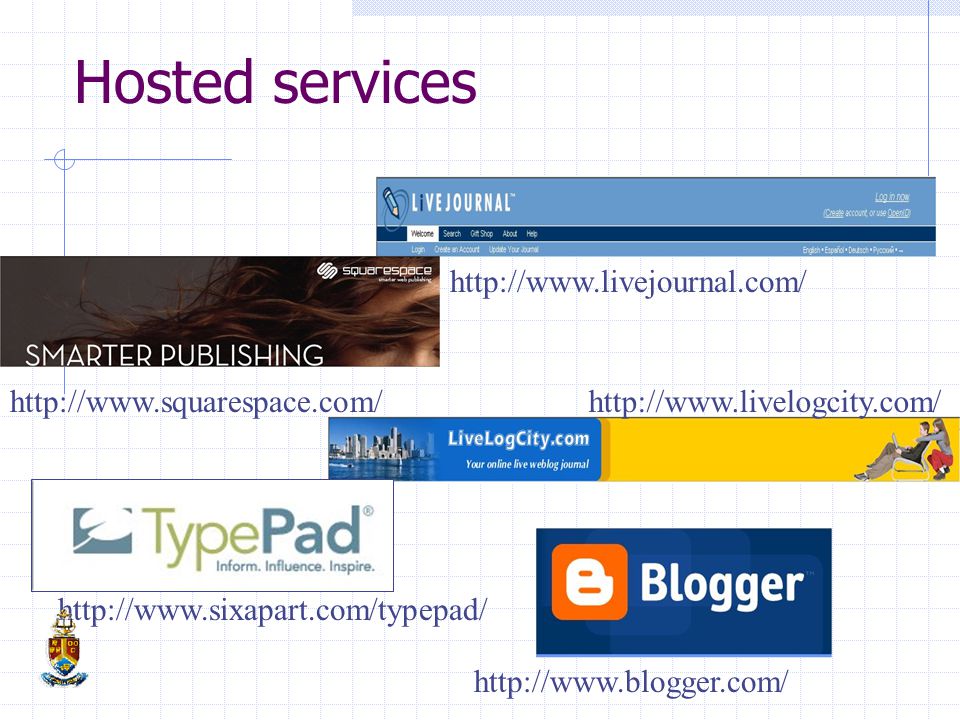 Hosted services
