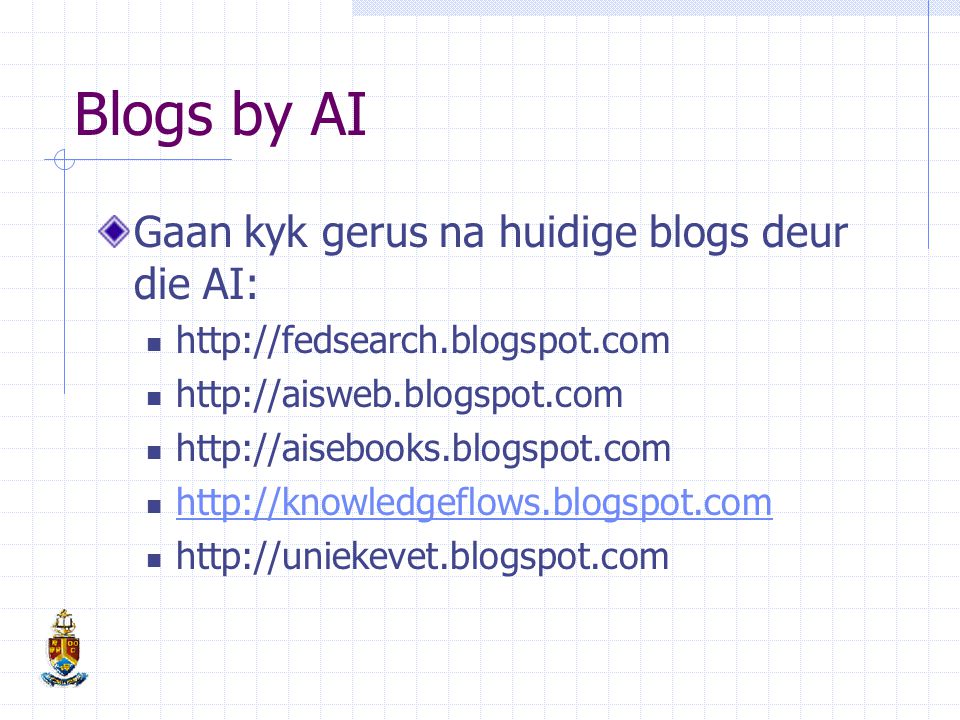 Blogs by AI Gaan kyk gerus na huidige blogs deur die AI: