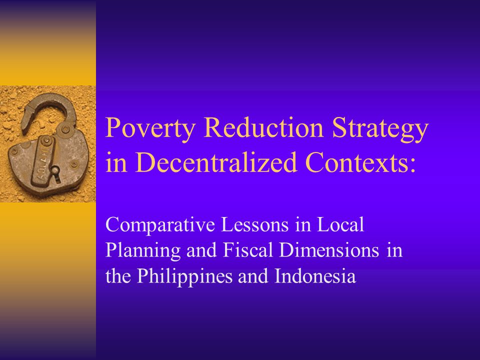 poverty reduction strategy poverty reduction strategy