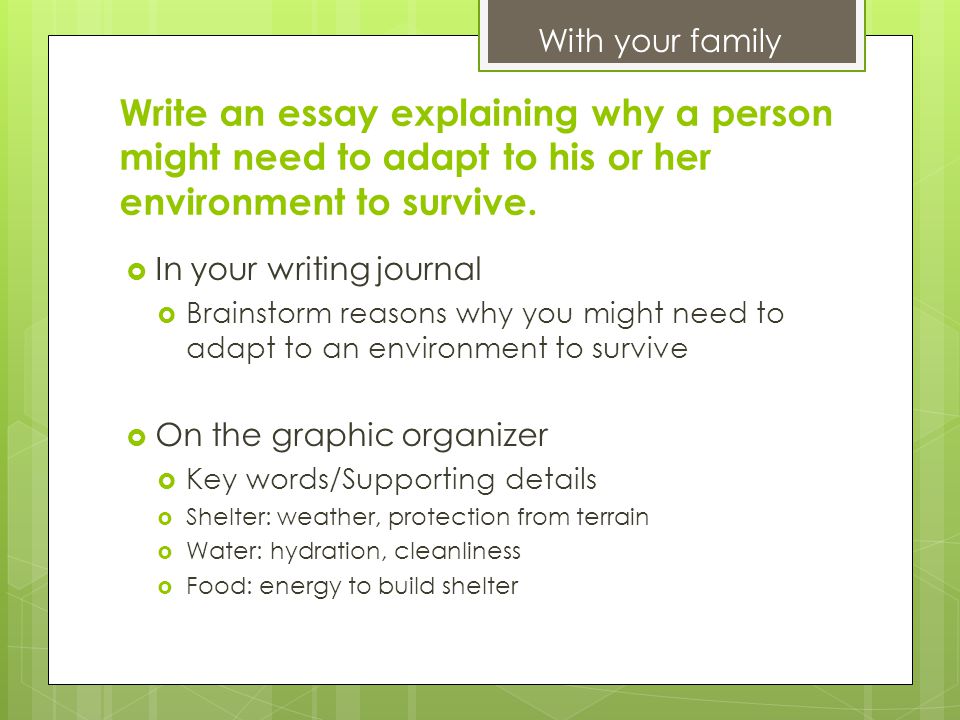 write 2 pg essay If a person works fast on it it will take only 20 min but the opposite it will take an hour. write 2 pg essay If a person works fast on it it will take only 20 min but the opposite it will take an hour.