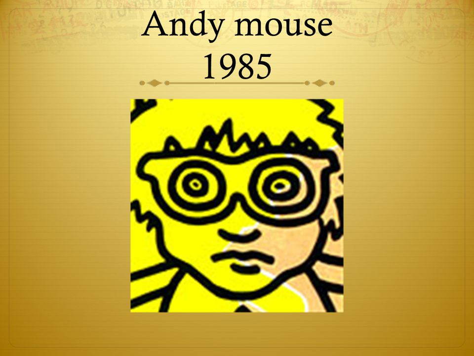 Andy mouse 1985