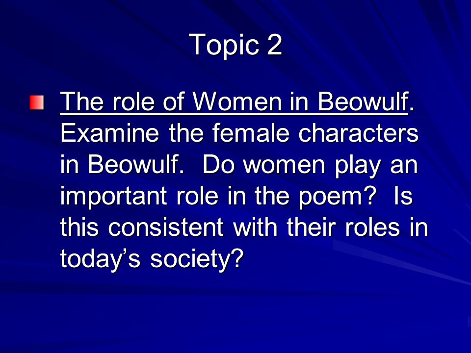 Beowulf culture essay