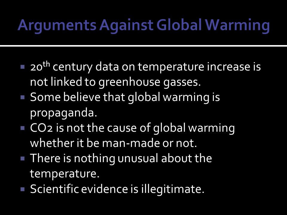  20 th century data on temperature increase is not linked to greenhouse gasses.
