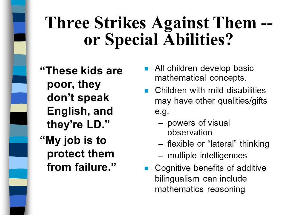 Instructional Strategies For Teaching Mathematics To Culturally Instructional Strategies For Teaching Mathematics To Culturally And Linguistically Diverse Students With Disabilities By Barbara Acosta 2 Three