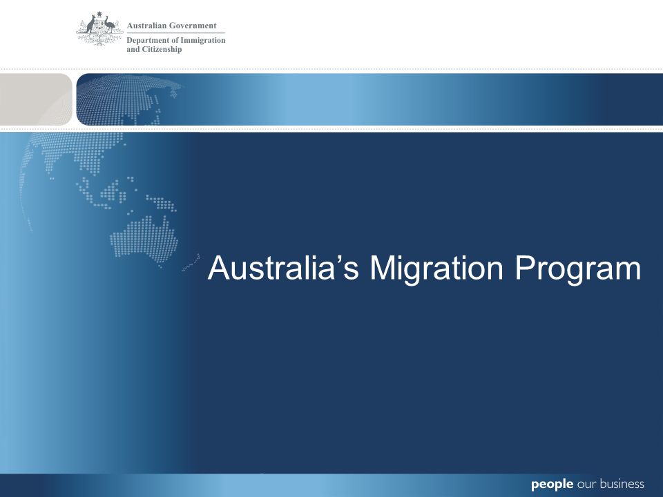 Australia’s Migration Program