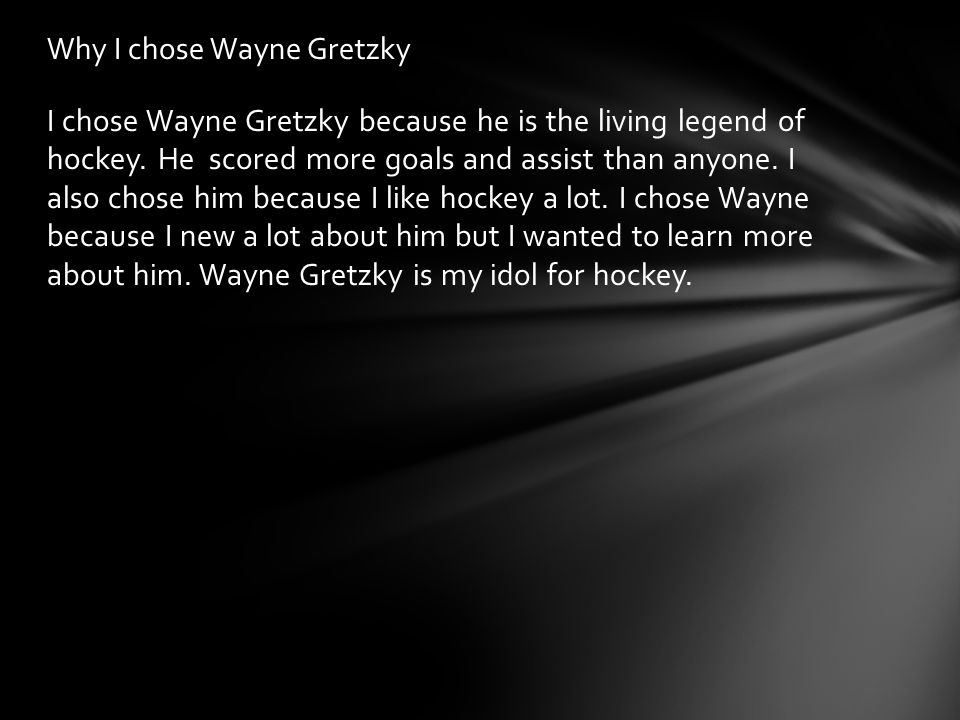 Interesting Facts about Wayne Gretzky 1.They made a life size of Wayne Gretzky at the SKYREACH stadium.