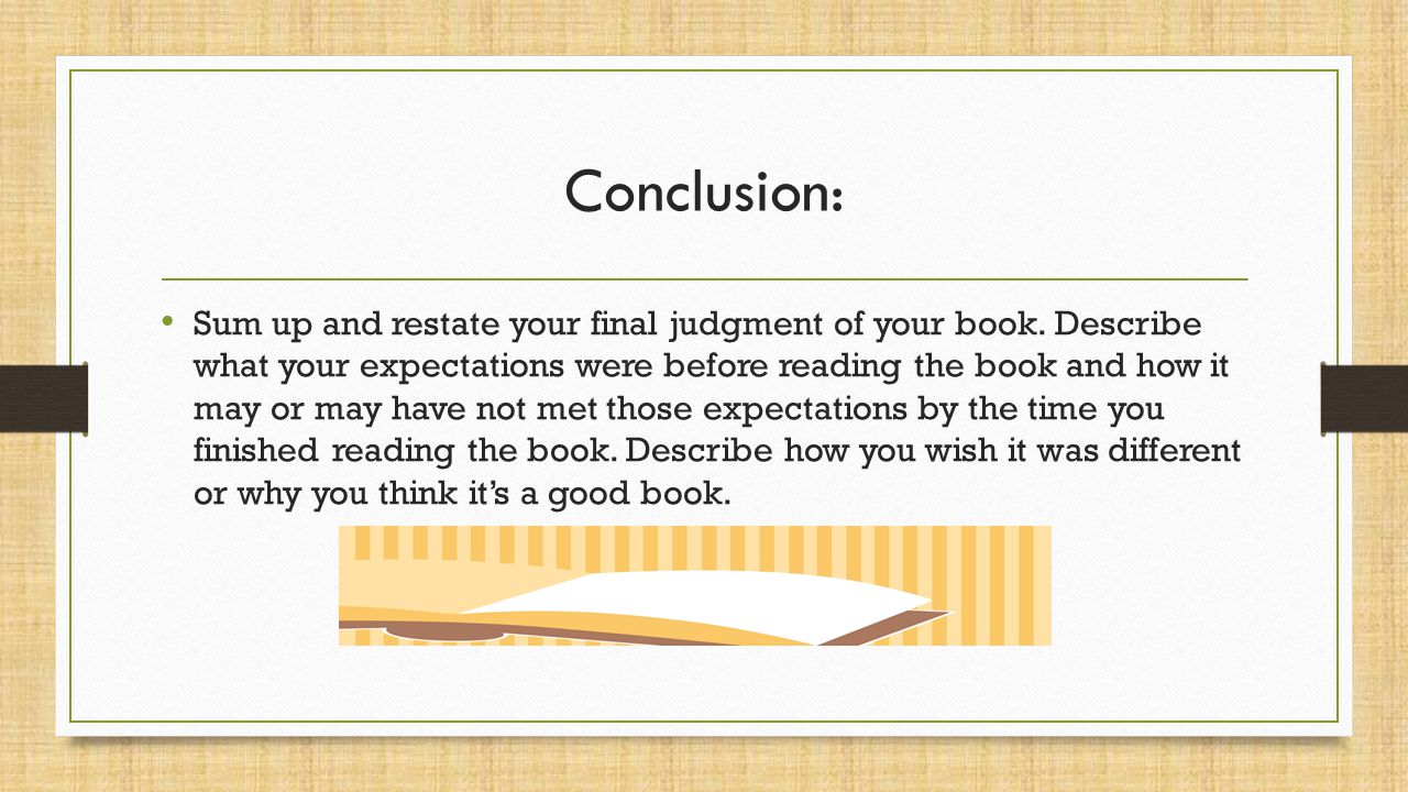 how to write a good book review