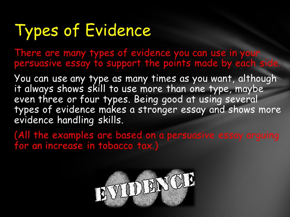 4 Types Of Essays