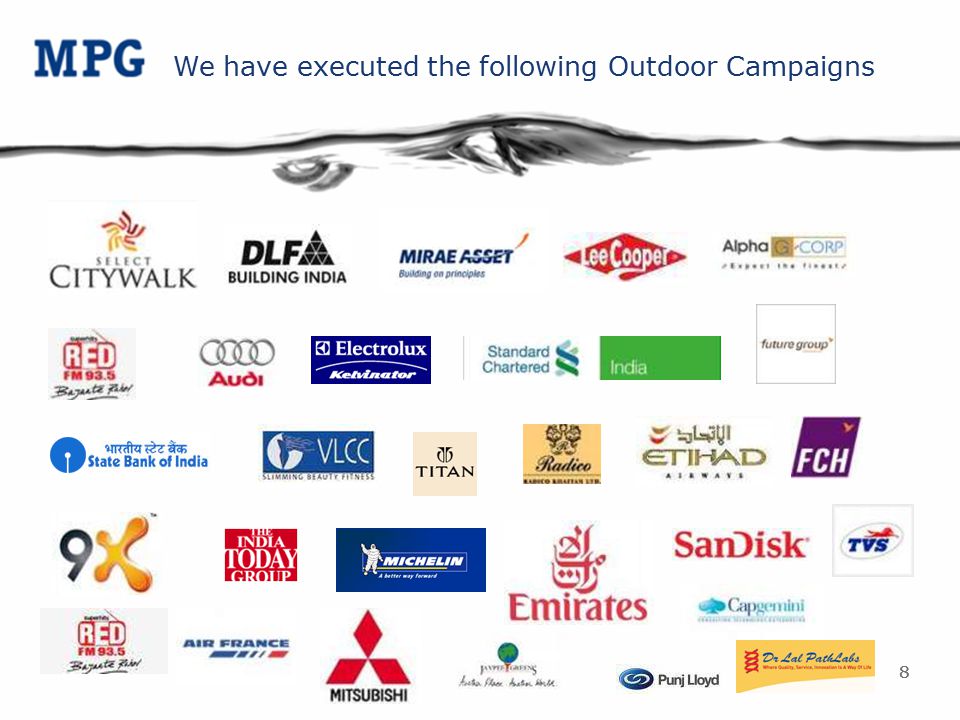 88 We have executed the following Outdoor Campaigns