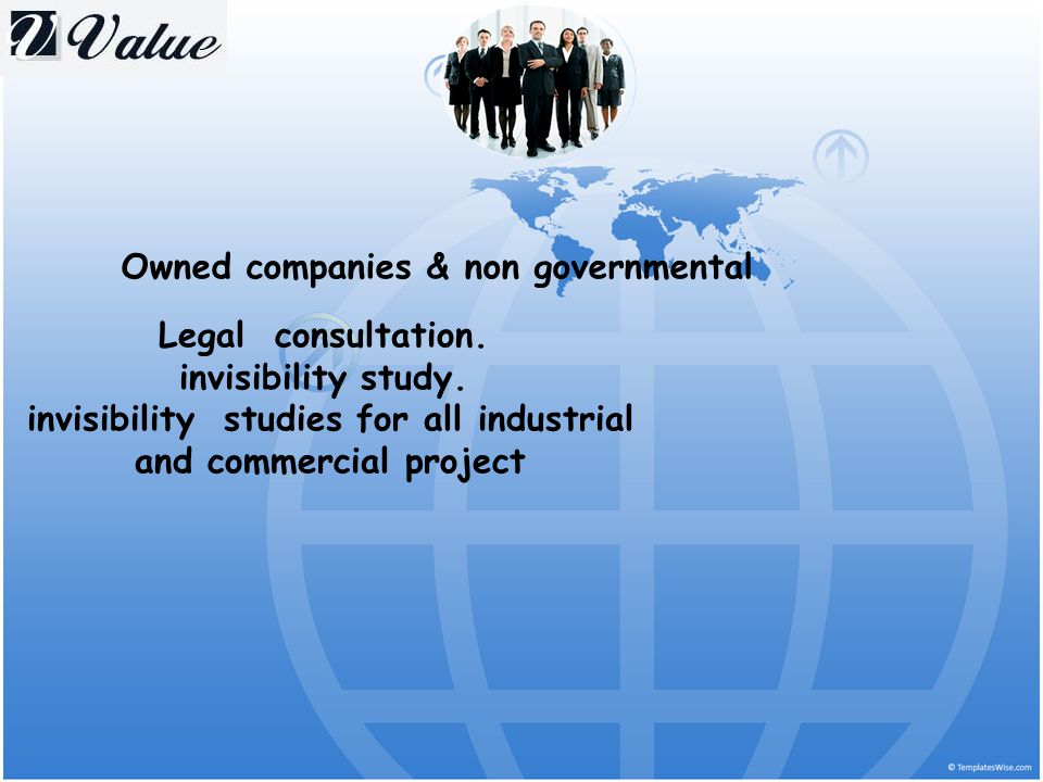 Owned companies & non governmental Legal consultation.