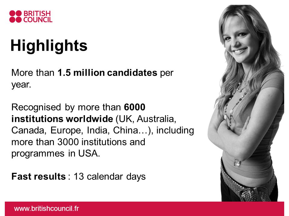 More than 1.5 million candidates per year.