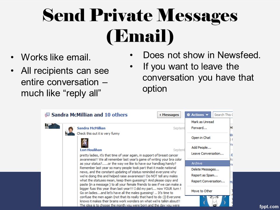 Send Private Messages ( ) Works like  .