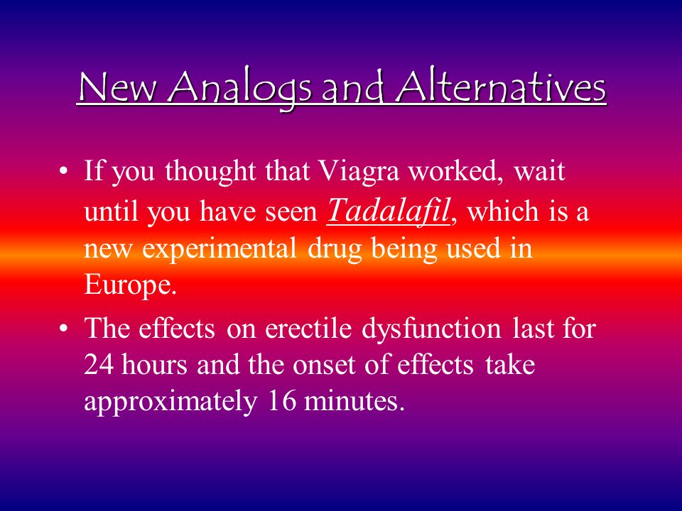 Make Tadalafil Analogs