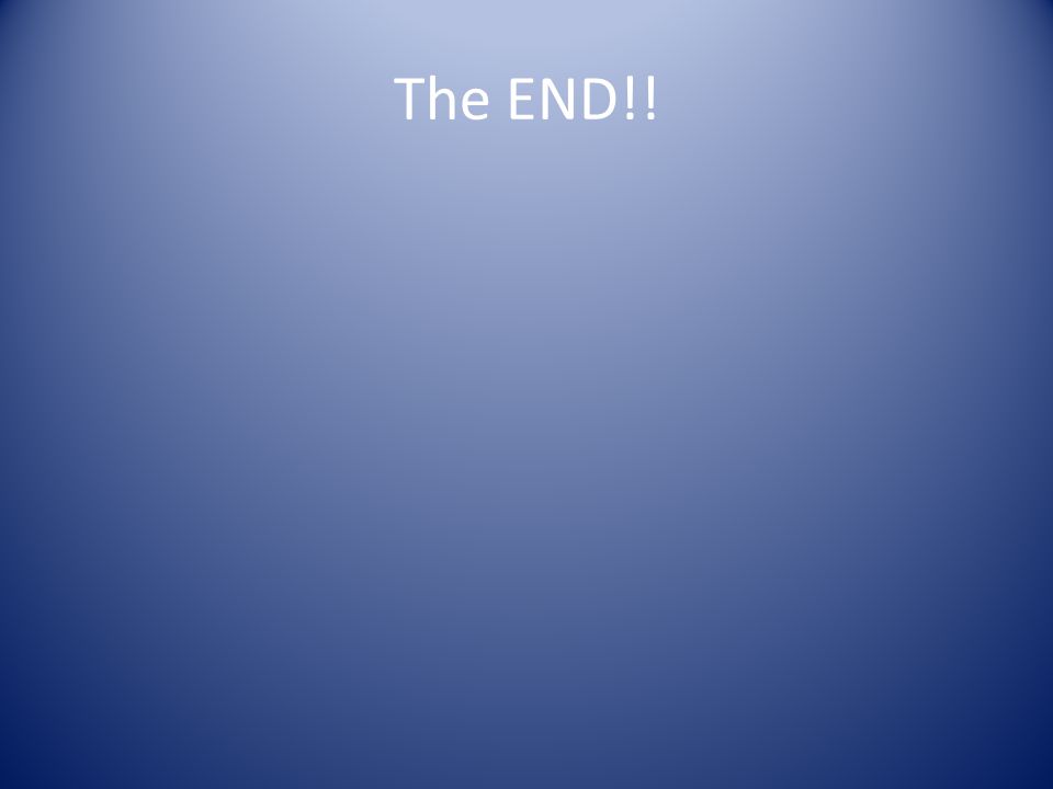 The END!!