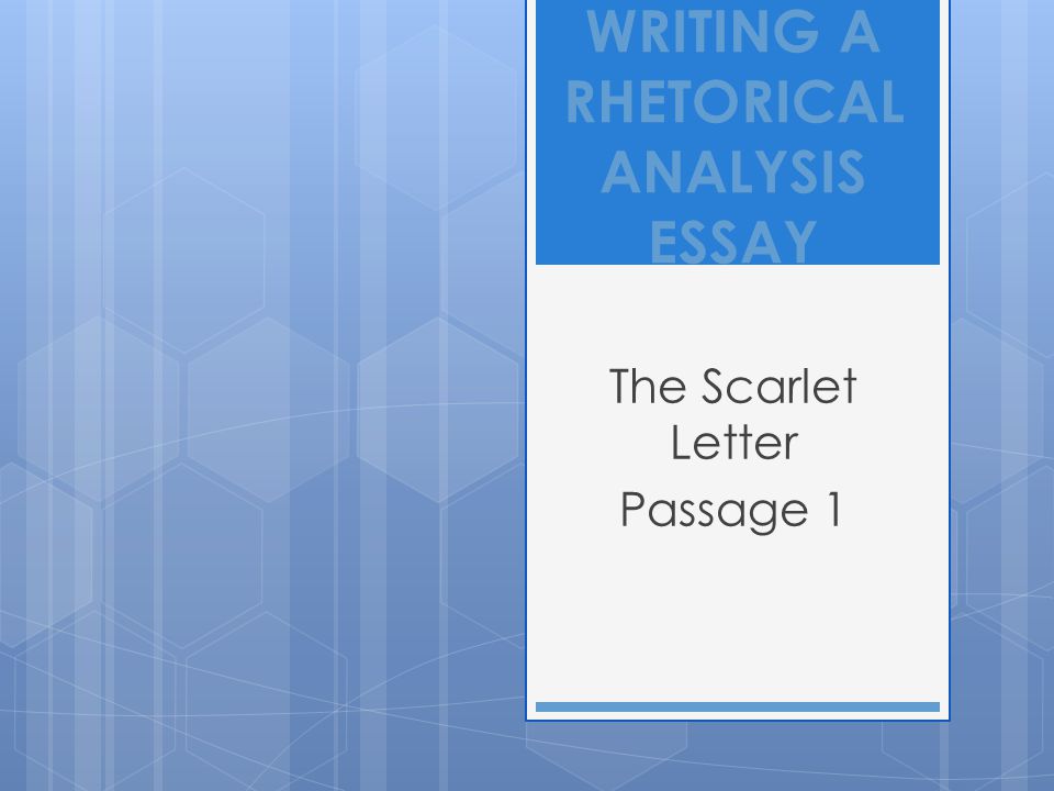 The Scarlet Letter Essays