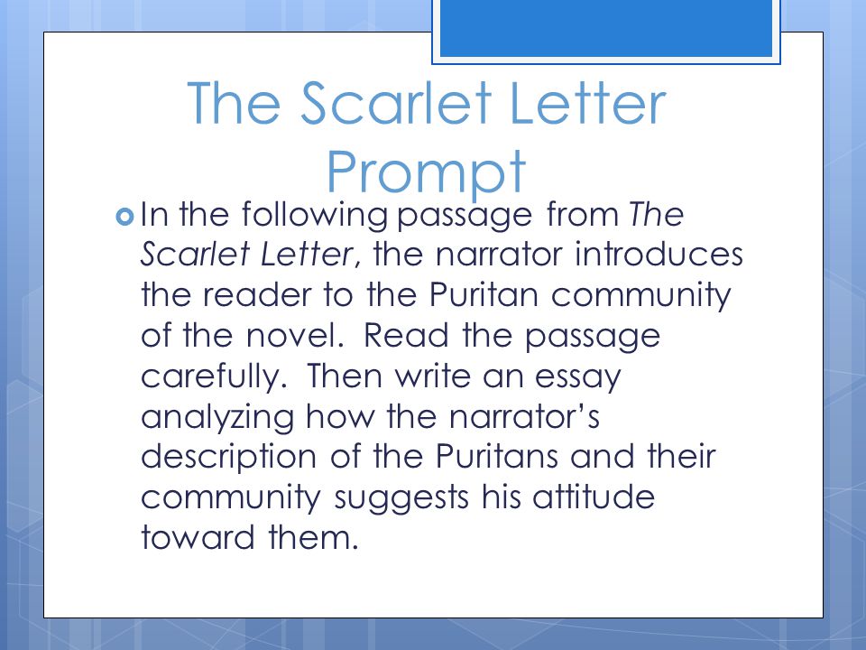 Free scarlet letter research paper