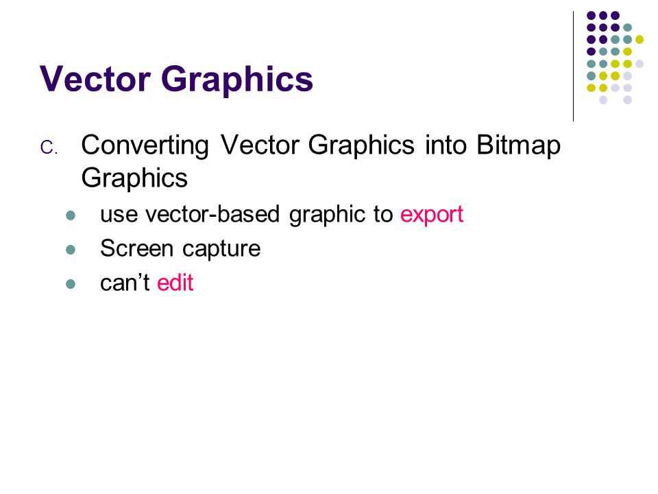 Vector Graphics C.