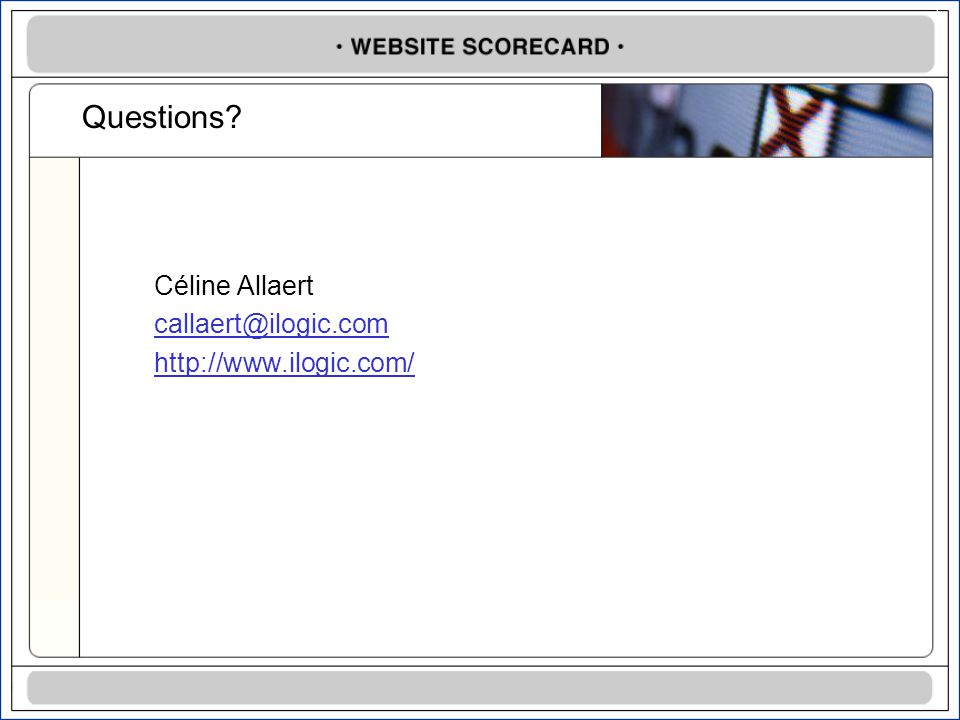 Questions Céline Allaert