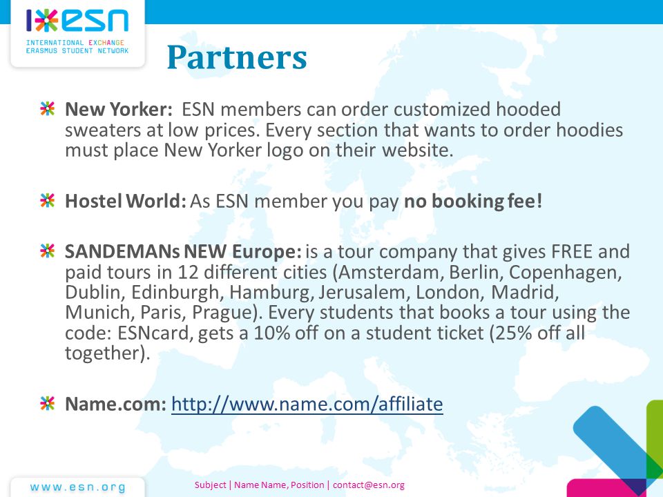 Partners New Yorker: ESN members can order customized hooded sweaters at low prices.