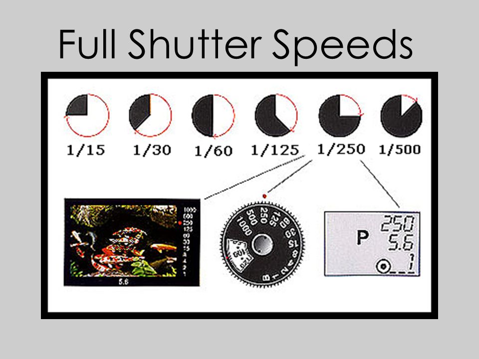 Full Shutter Speeds