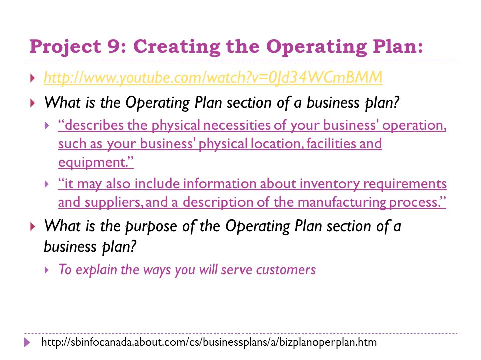 Business plan purpose does serve