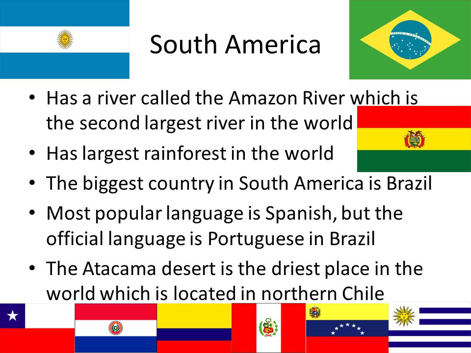 North America North America Contains the countries of United States, Mexico, Canada, Greenland Largest city in North America is Mexico City Most popular languages are English and Spanish We have presidents, not kings We have five huge lakes, Lake Superior, Lake Michigan, Lake Huron, Lake Erie, Lake Ontario, Known as the Great Lakes