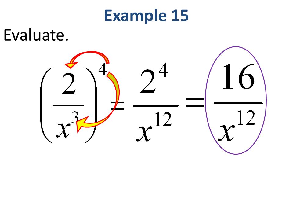 Example 4: Example 15 Evaluate.