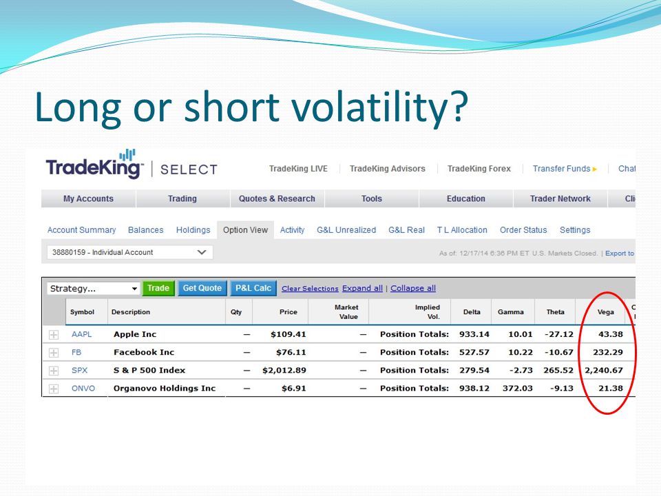 Long or short volatility