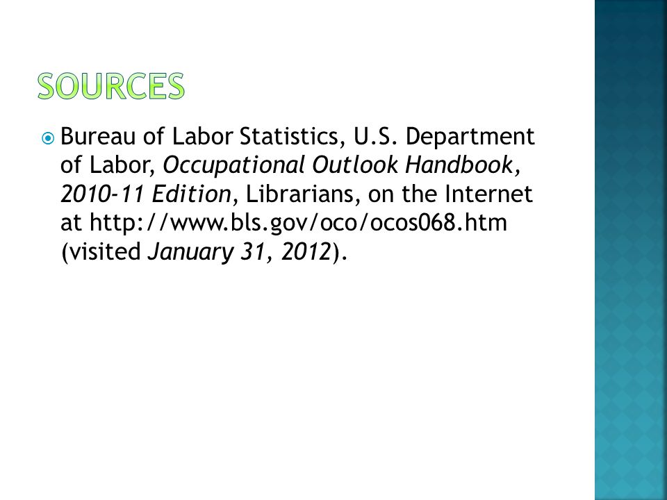  Bureau of Labor Statistics, U.S.
