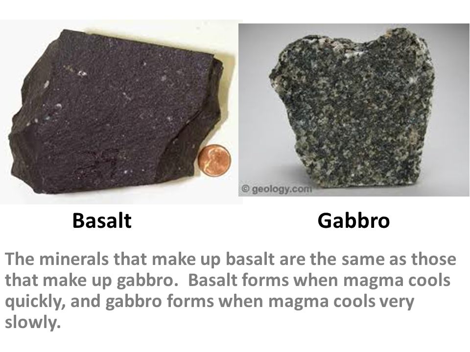 aim how are minerals created minerals can form in two ways 1 how does gabbro form