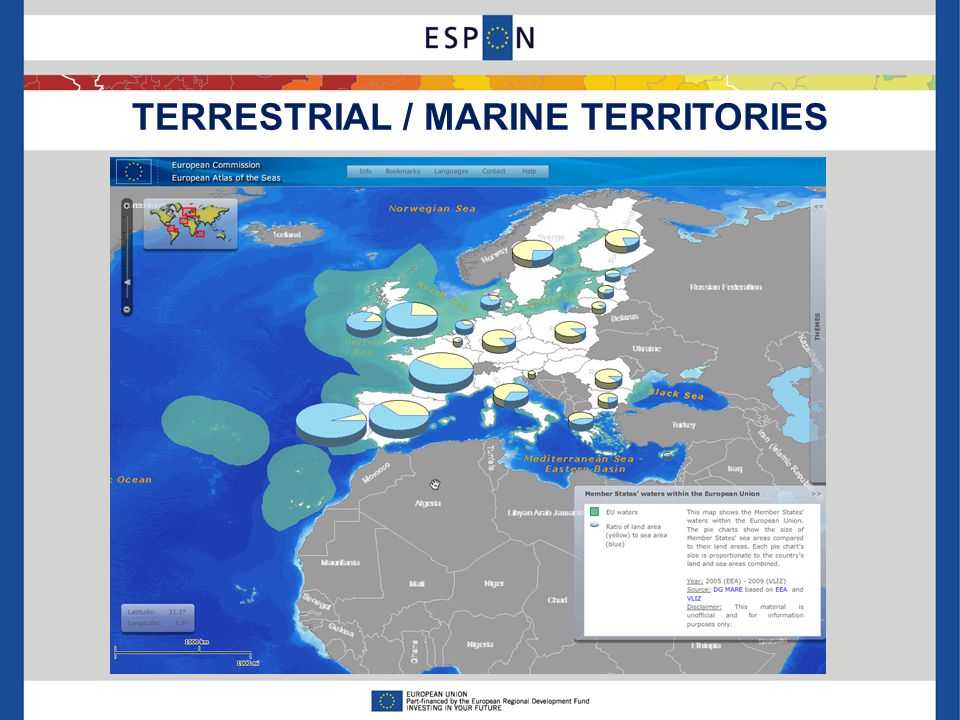 4 terrestrial marine territories