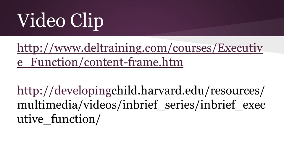 Video Clip   e_Function/content-frame.htm   multimedia/videos/inbrief_series/inbrief_exec utive_function/