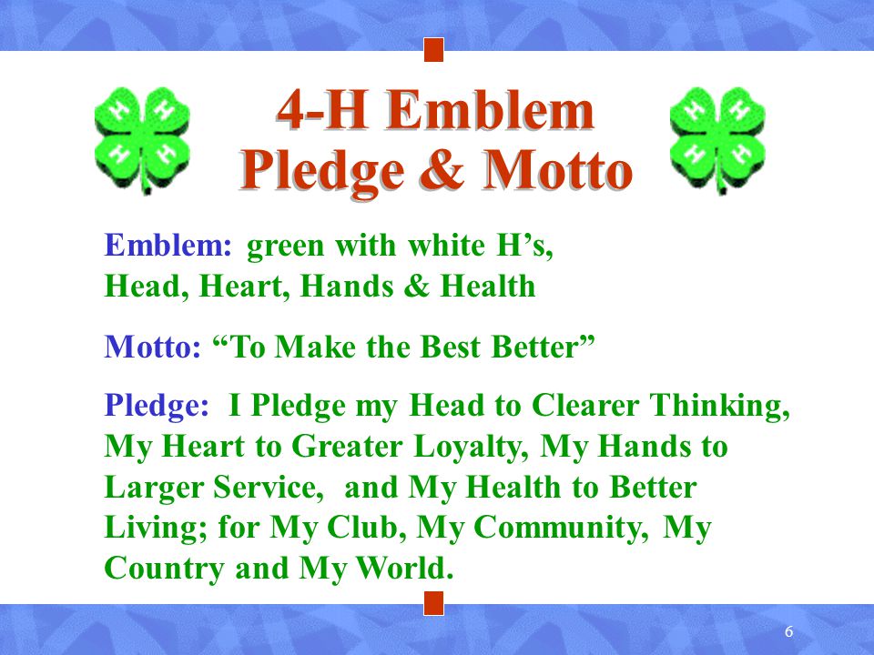 Image result for 4-H Motto