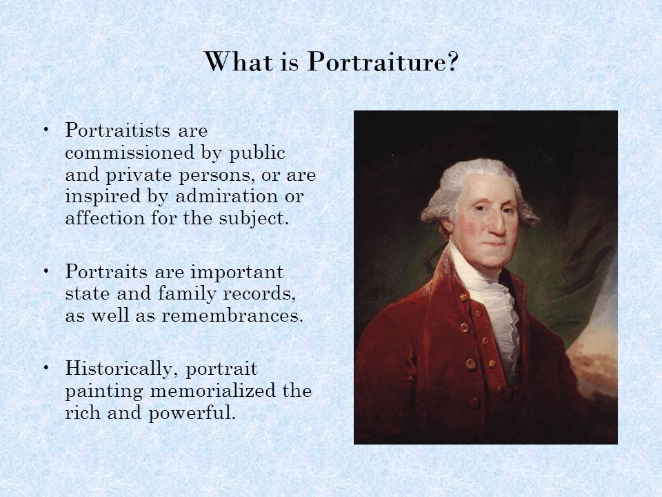 What is Portraiture.