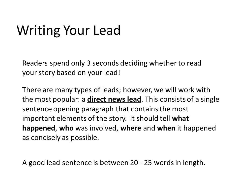 good leads