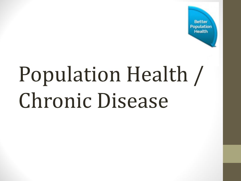 Population Health / Chronic Disease