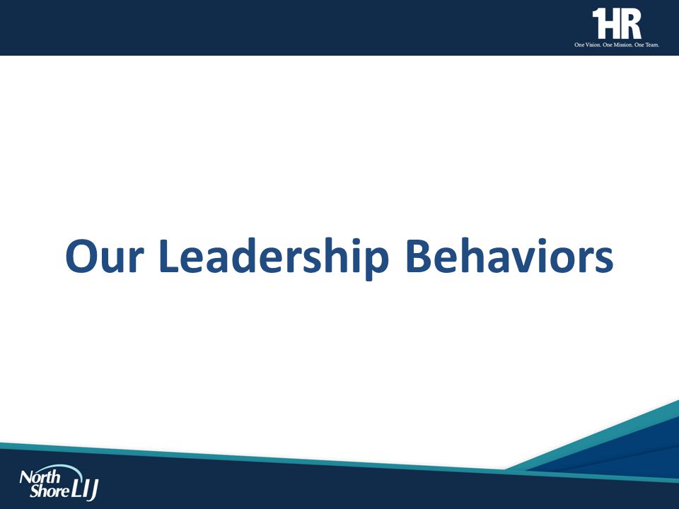 Our Leadership Behaviors