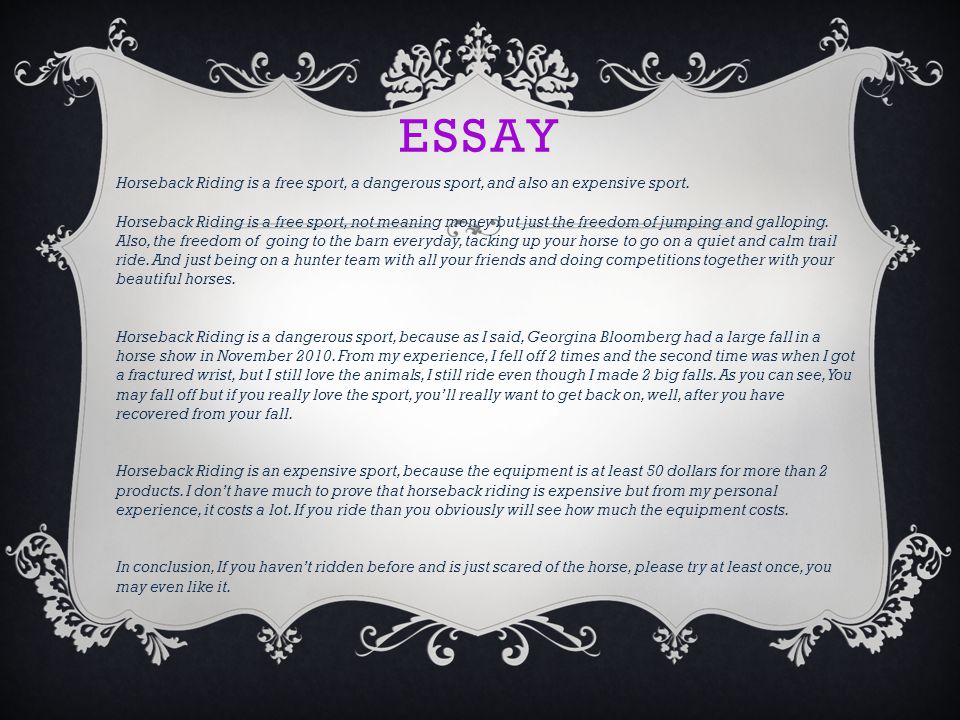 sport essay examples