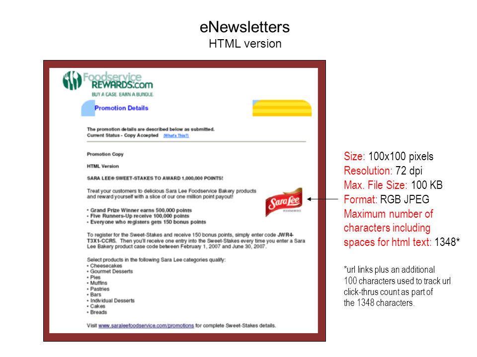communication specifications size 468 x 60 pixels resolution 72 jpeg file format specification