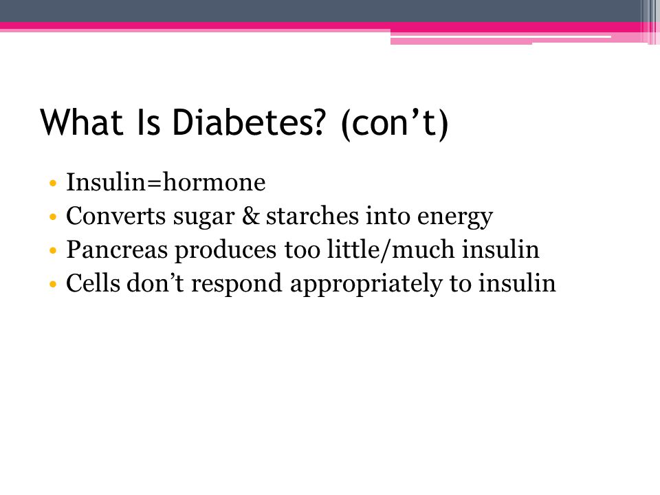 What Is Diabetes Disorder of metabolism Chronic disease High levels of sugar in the blood