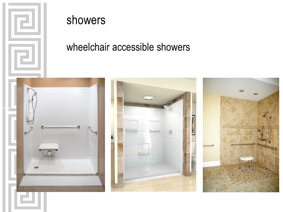 showers wheelchair accessible showers