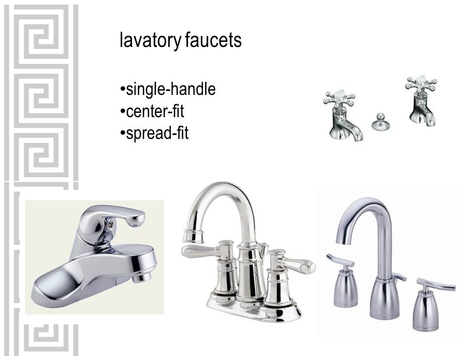 lavatory faucets single-handle center-fit spread-fit