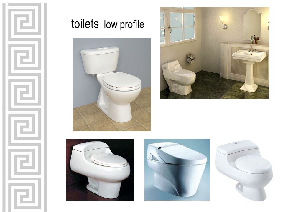 toilets low profile