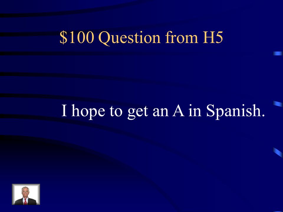 $500 Answer from H4 conozcan