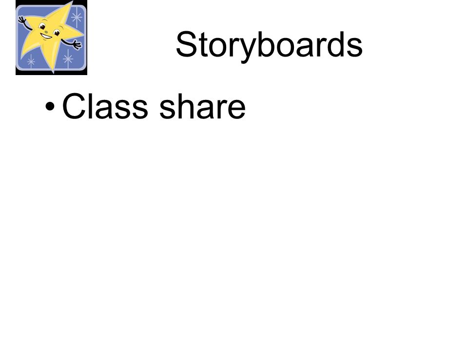 Storyboards Class share