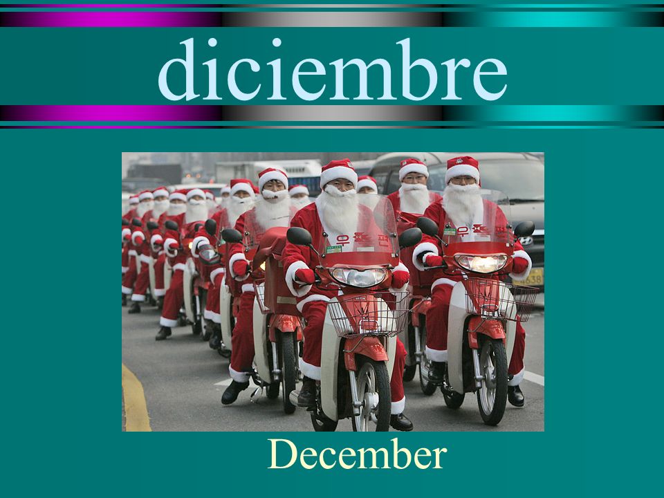 diciembre December