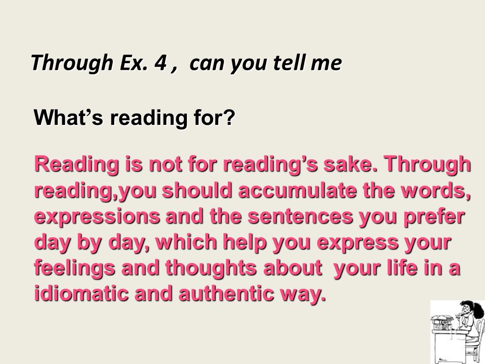 Through Ex. 4, can you tell me What s reading for.